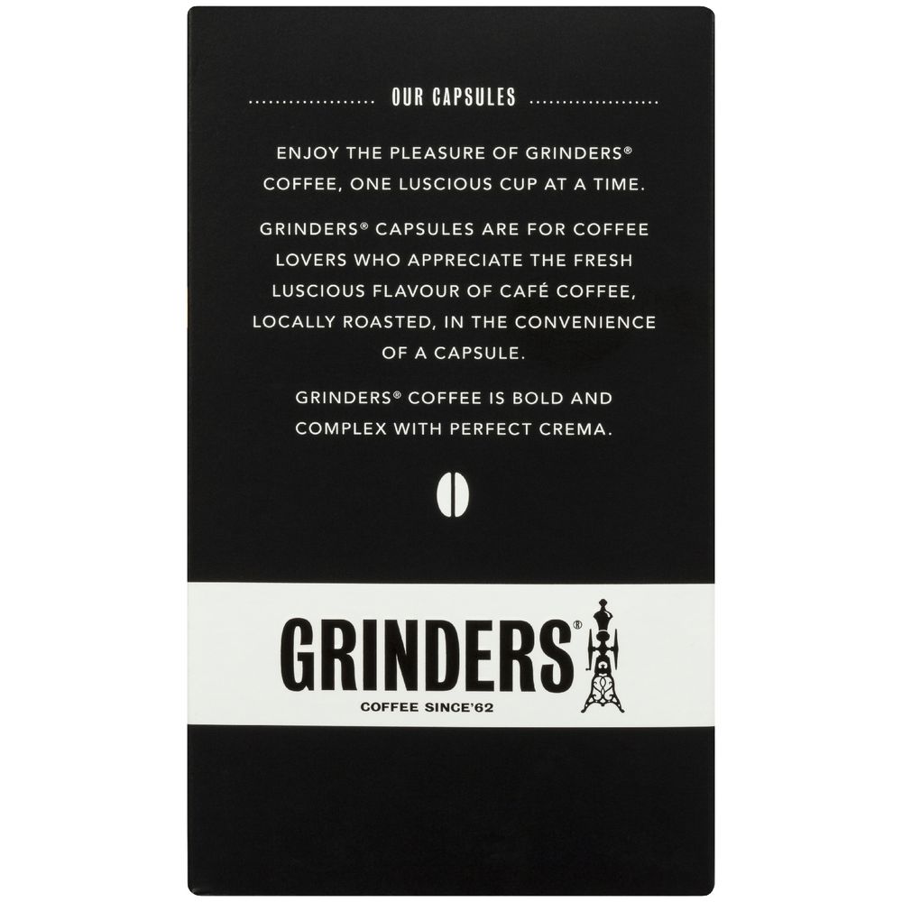 Grinders Crema Capsules 5.2g 10 Pack