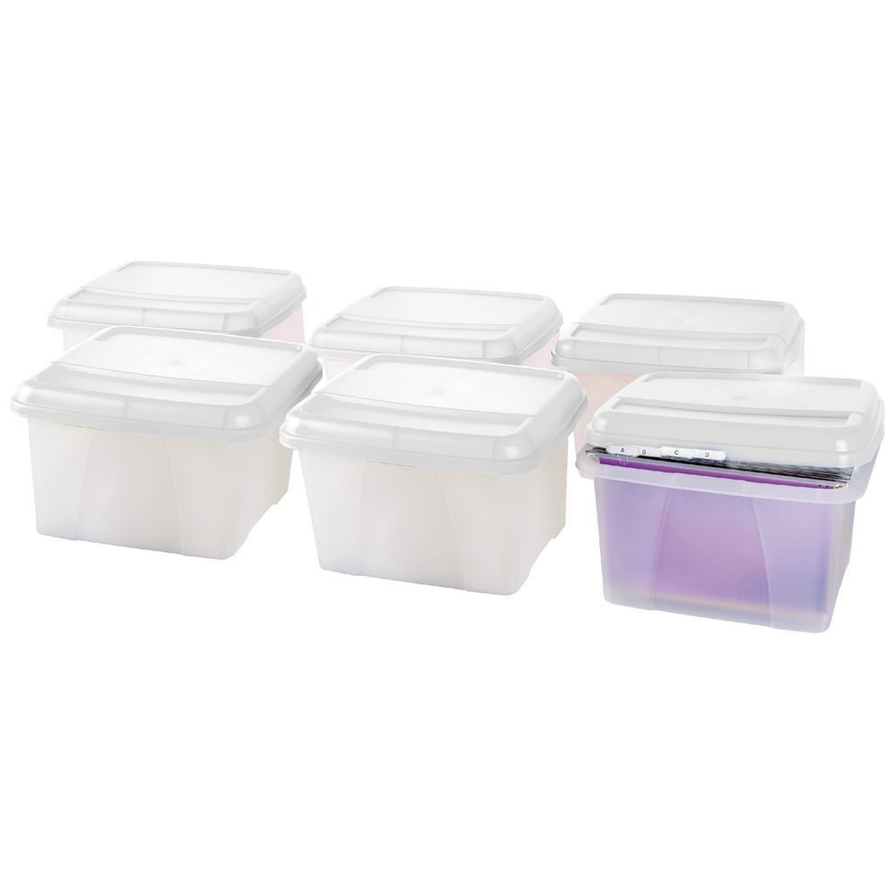 Crystalfile Porta Box Clear 6 Pack