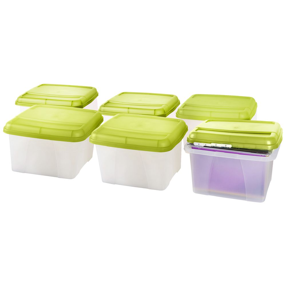 Crystalfile Porta Box Green 6 Pack