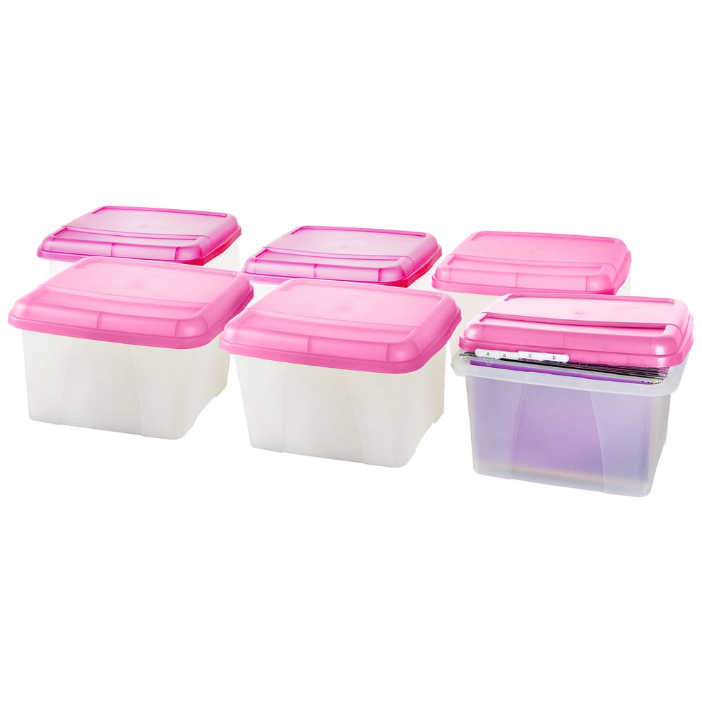 Crystalfile Porta Box Pink 6 Pack