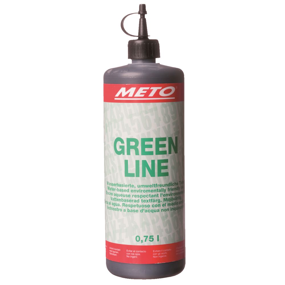 Meto Water Based Ink 750mL Black