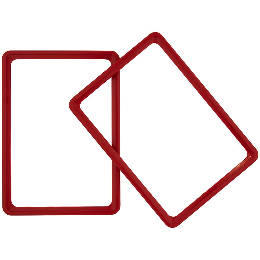 Meto A5 Signage Frames Red 2 Pack