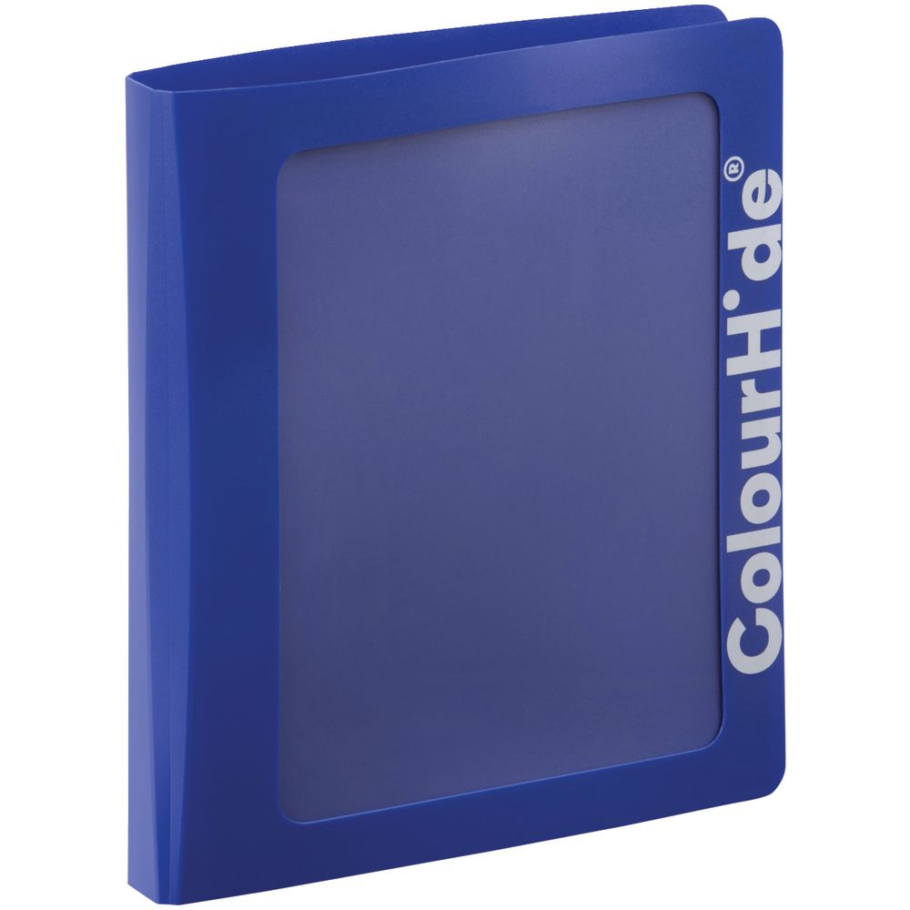 ColourHide Core Clearview Binder A4 2 D-Ring Blue