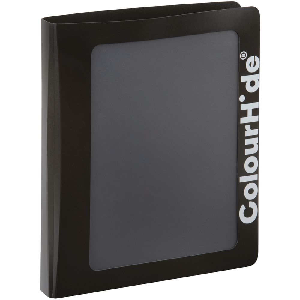 ColourHide Core Clearview Binder A4 2 D-Ring Black
