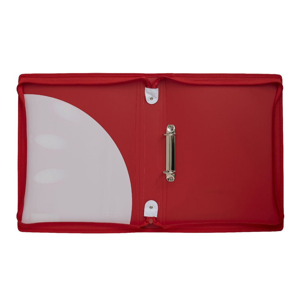 ColourHide My Zipper Binder A4 2 D-Ring 25mm Red