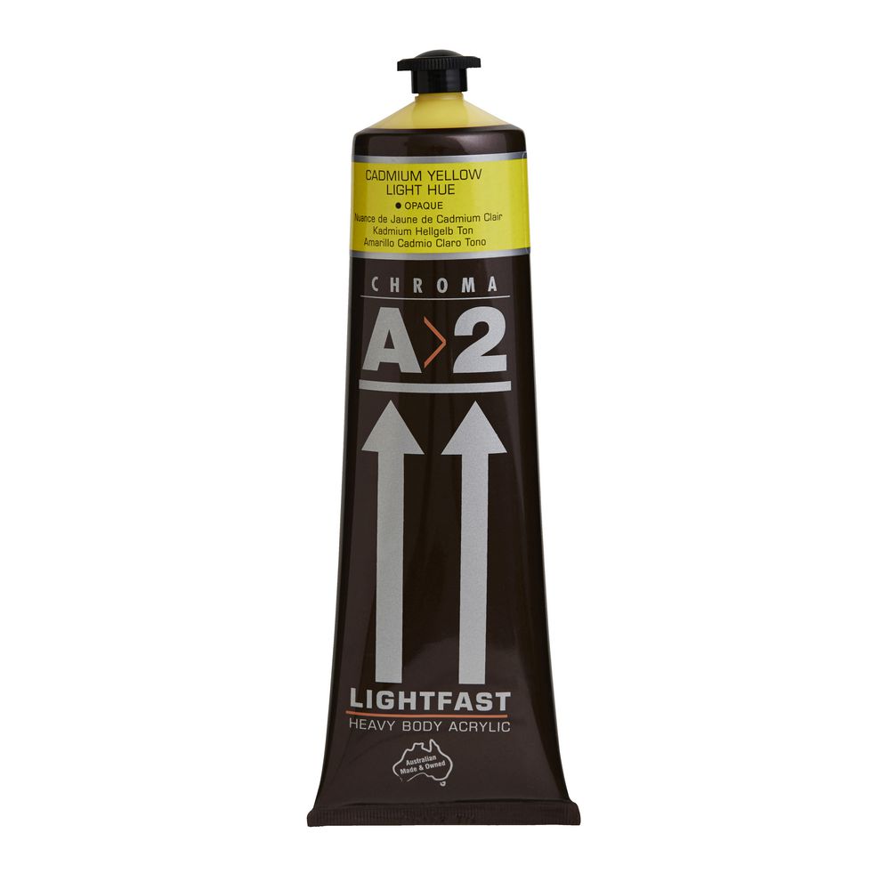 Chroma A2 Lightfast Students Acrylic 120mL Yellow Light