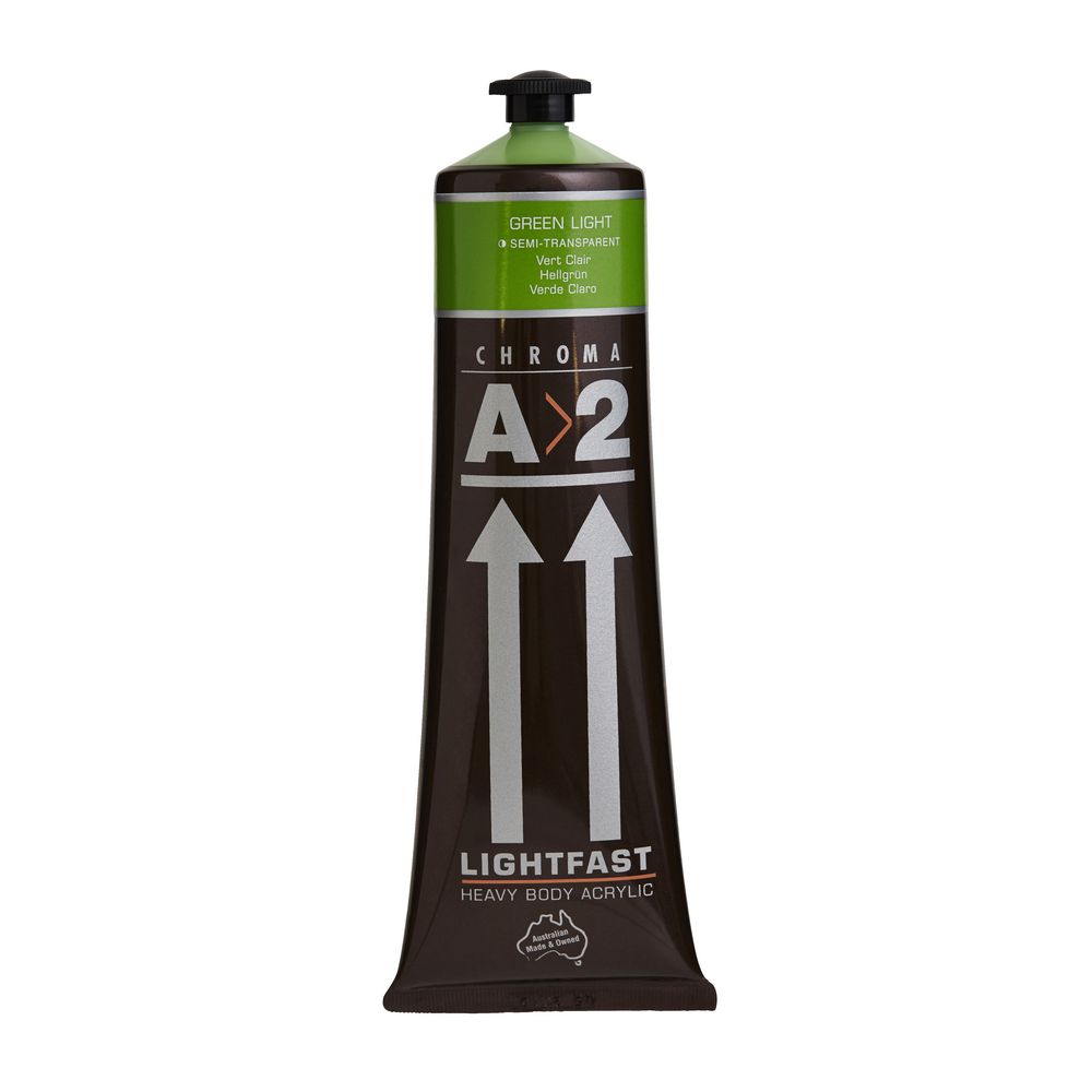 Chroma A2 Lightfast Students Acrylic 120mL Green Light