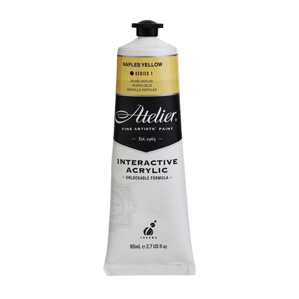 Atelier Interactive Artist Acrylic 80mL Naples Yellow S1