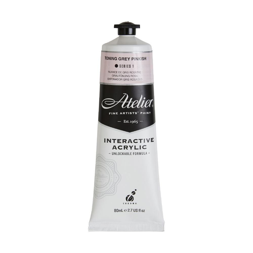 Atelier Interactive Artist Acrylic 80mL Toning Grey Pink S1