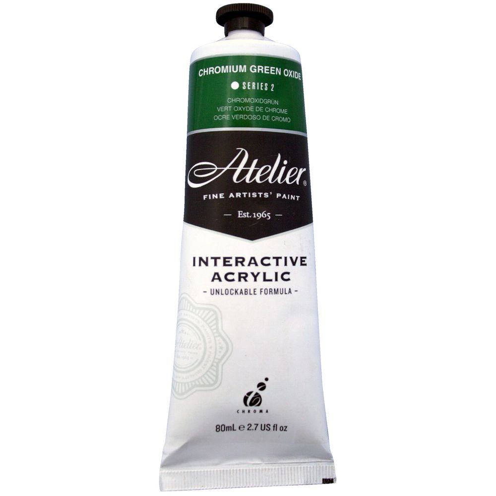 Atelier Interactive Artist Acrylic 80mL Chrome Green Oxide S2