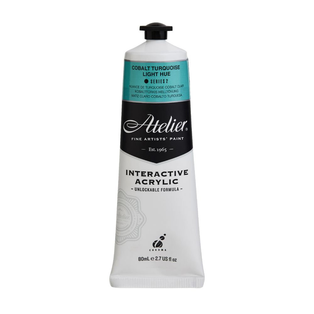 Atelier Interactive Acrylic 80mL Cobalt Turquoise Light S5