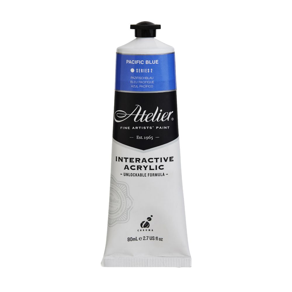 Atelier Interactive Artist Acrylic 80mL Pacific Blue S2