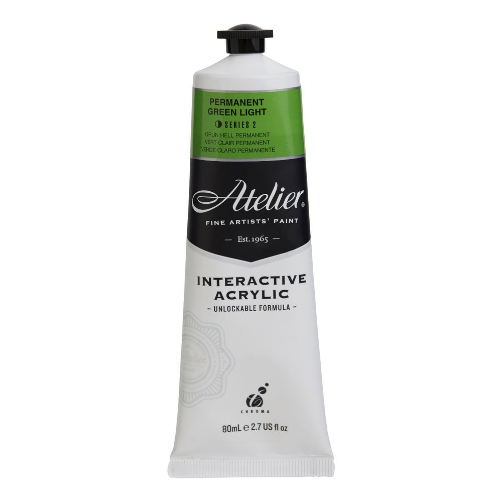 Atelier Interactive Artist Acrylic 80mL Perm Green Light S2