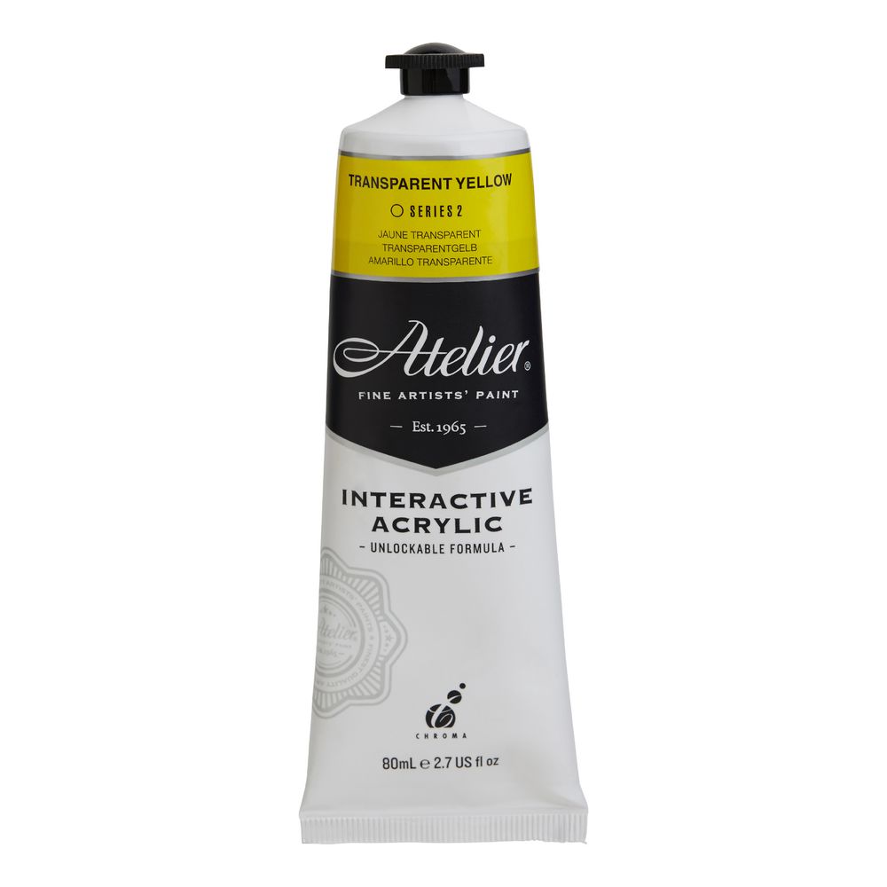 Atelier Interactive Artist Acrylic 80mL Transparent Yellow S2
