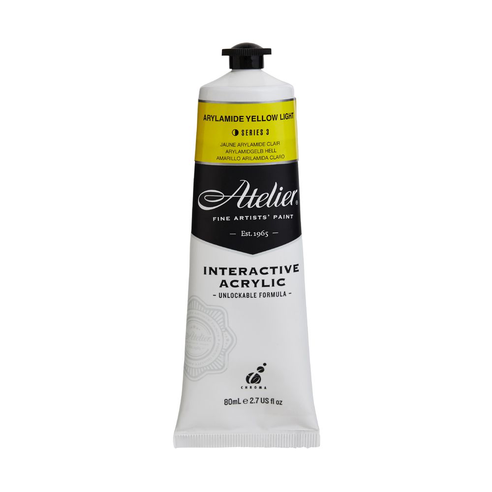 Atelier Interactive Acrylic 80mL Arylamide Yellow Light S3
