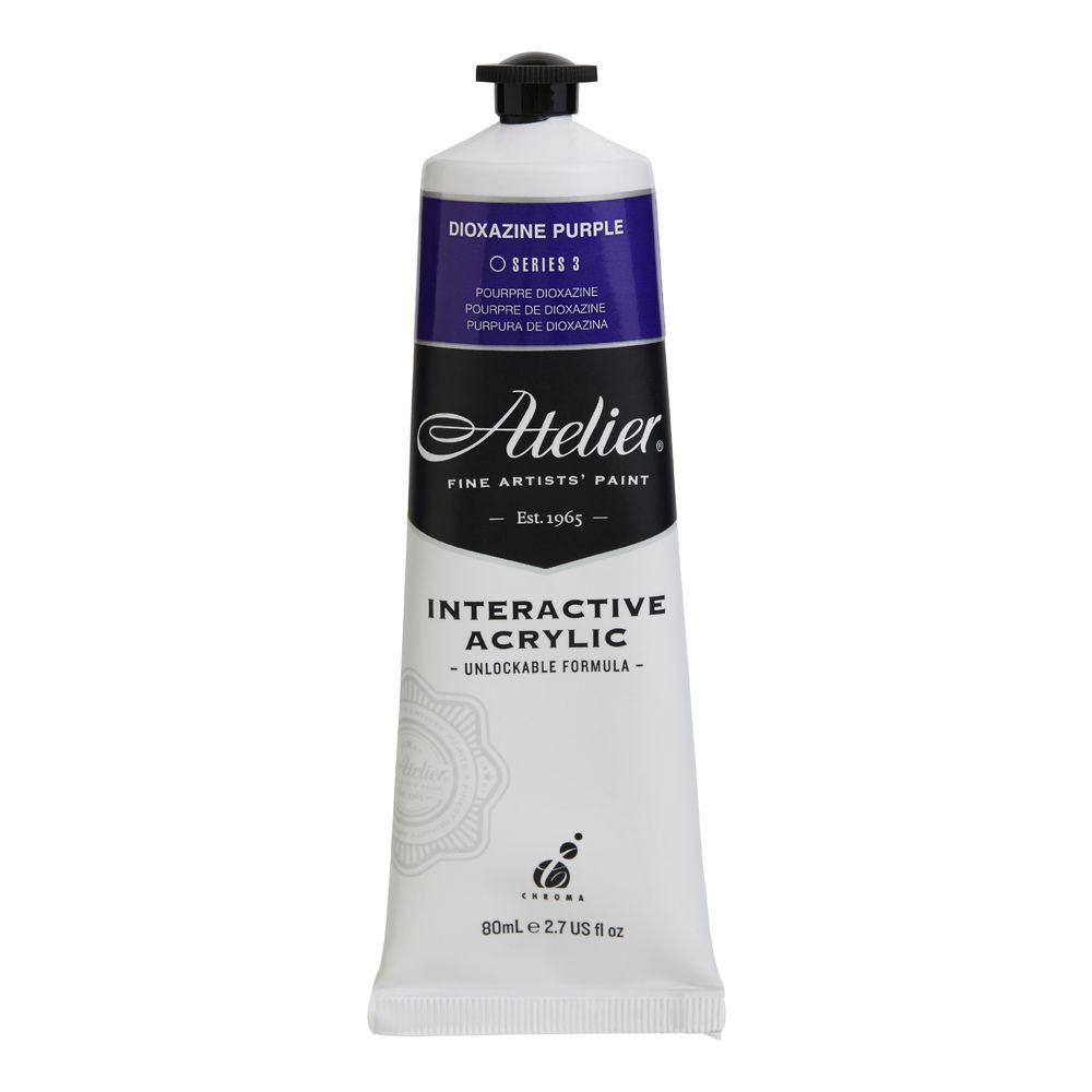 Atelier Interactive Artist Acrylic 80mL Dioxazine Purple S3