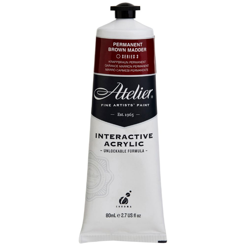Atelier Interactive Acrylic 80mL Permanent Brown Madder S3
