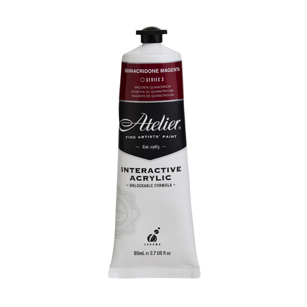 Atelier Interactive Artist Acrylic 80mL Quina Magenta S3