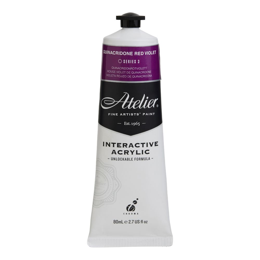 Atelier Interactive Acrylic 80mL Quinacridone Red Violet S3