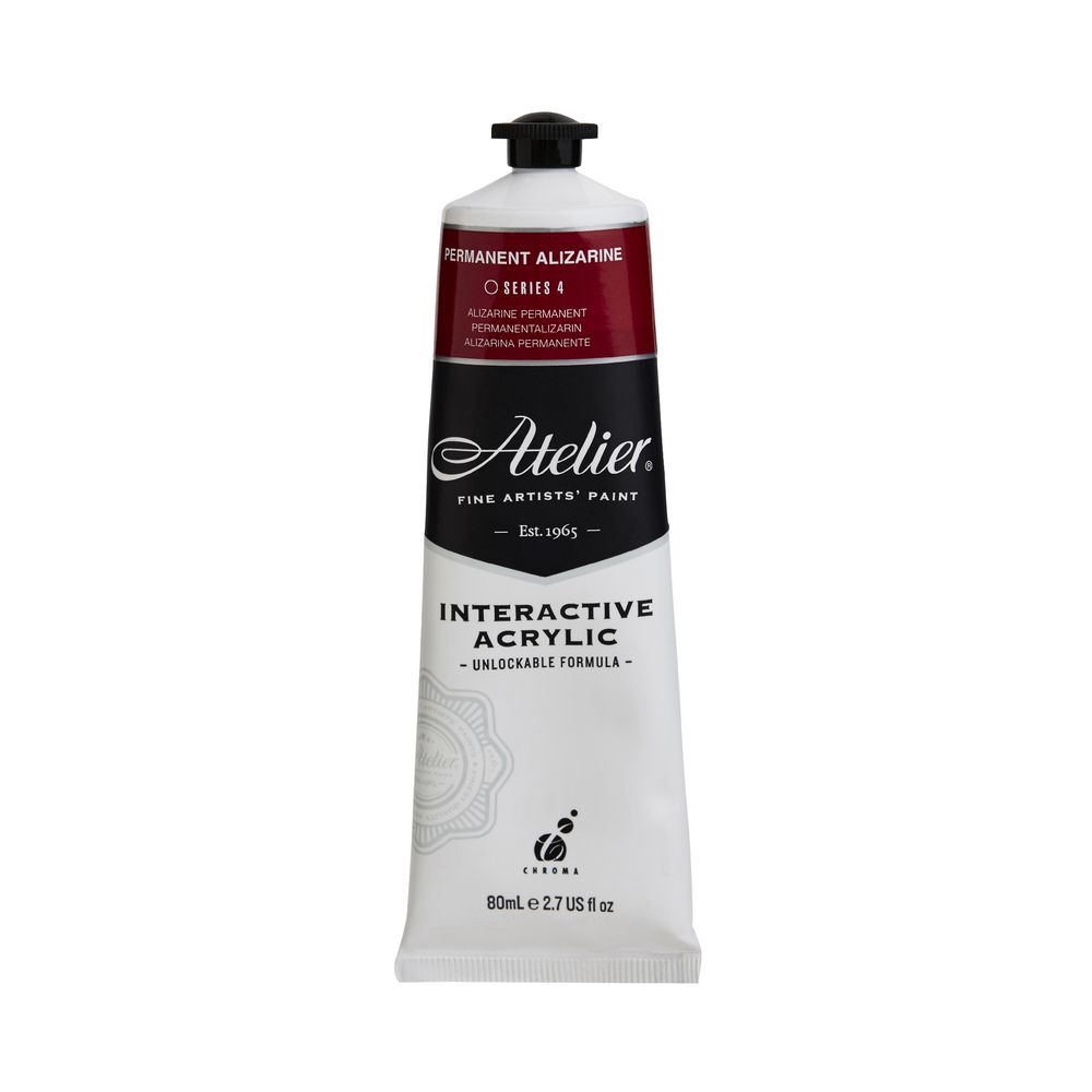 Atelier Interactive Artist Acrylic 80mL Perm Alizarine S4