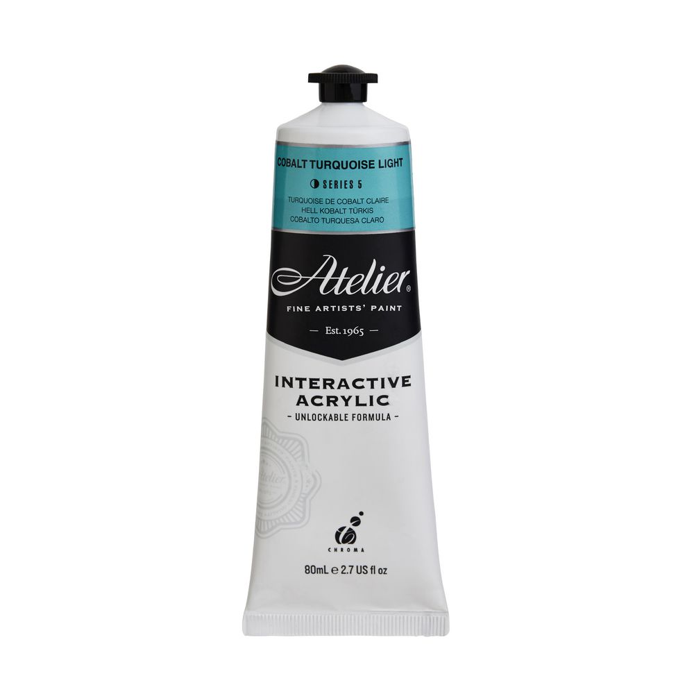 Atelier Interactive Acrylic 80mL Cobalt Turquoise Light S5