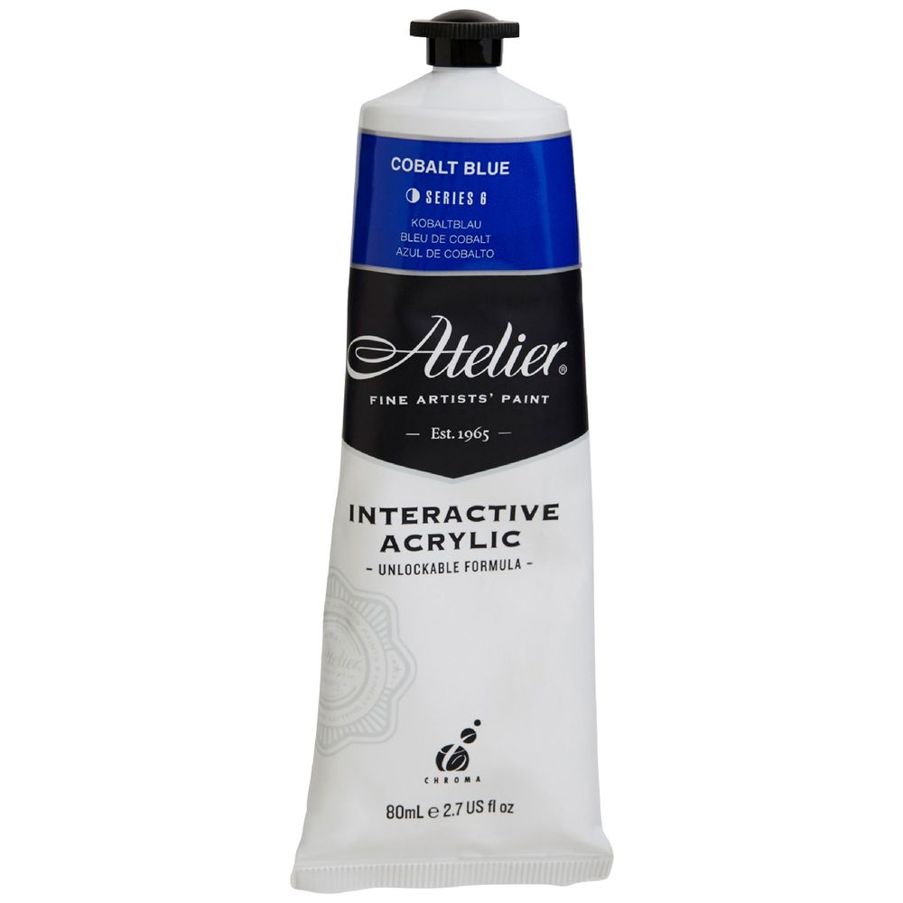 Atelier Interactive Artist Acrylic 80mL Cobalt Blue S6