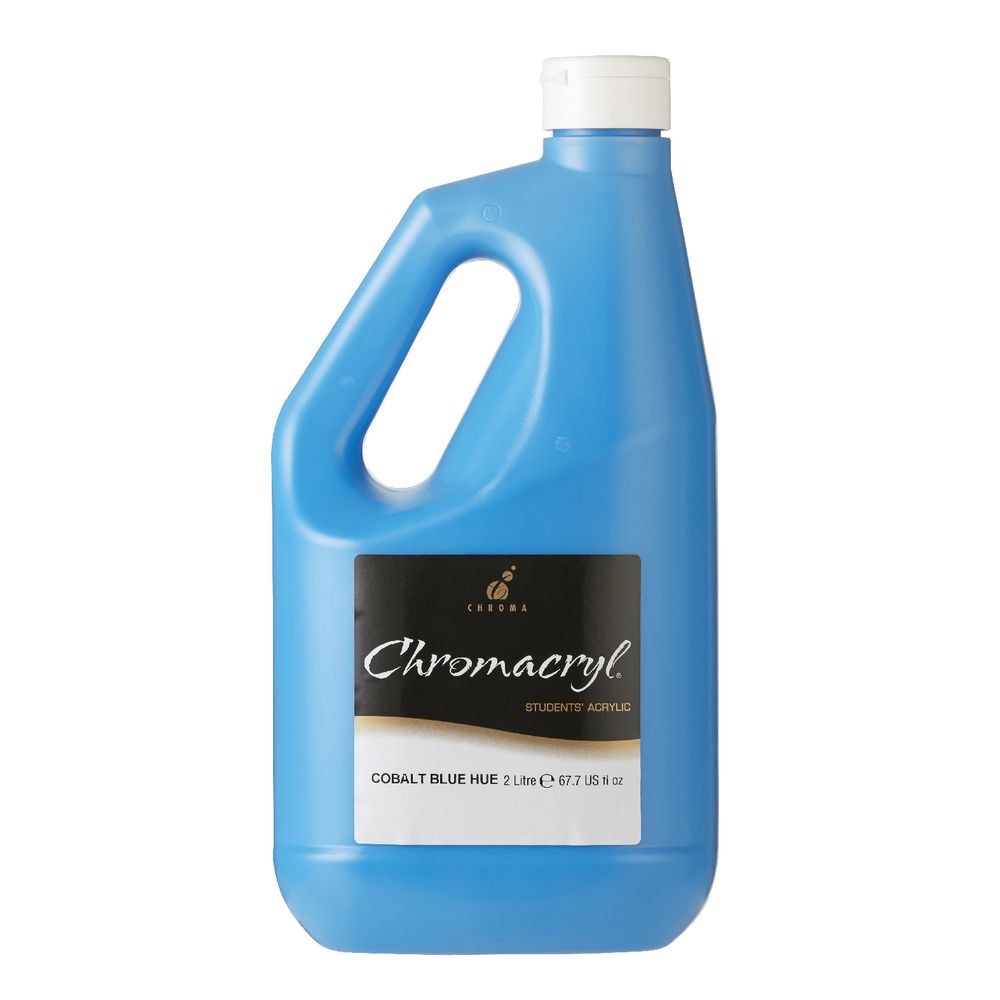 Chromacryl Premium Students Acrylic 2L Cobalt Blue Hue