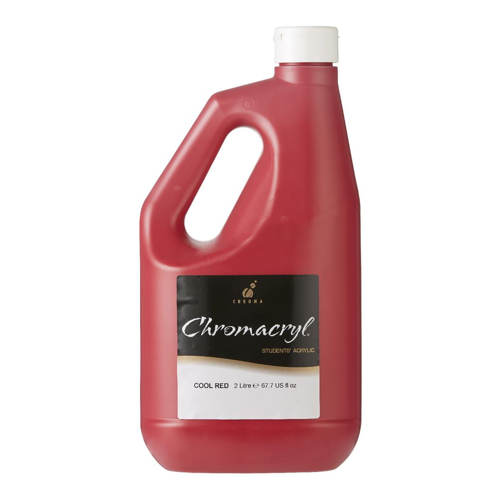 Chromacryl Premium Students Acrylic 2L Cool Red