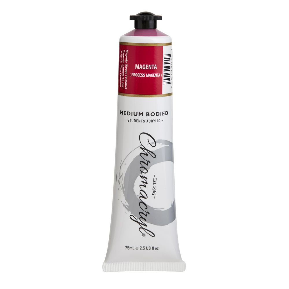 Chromacryl Student Acrylic Paint 75mL Magenta