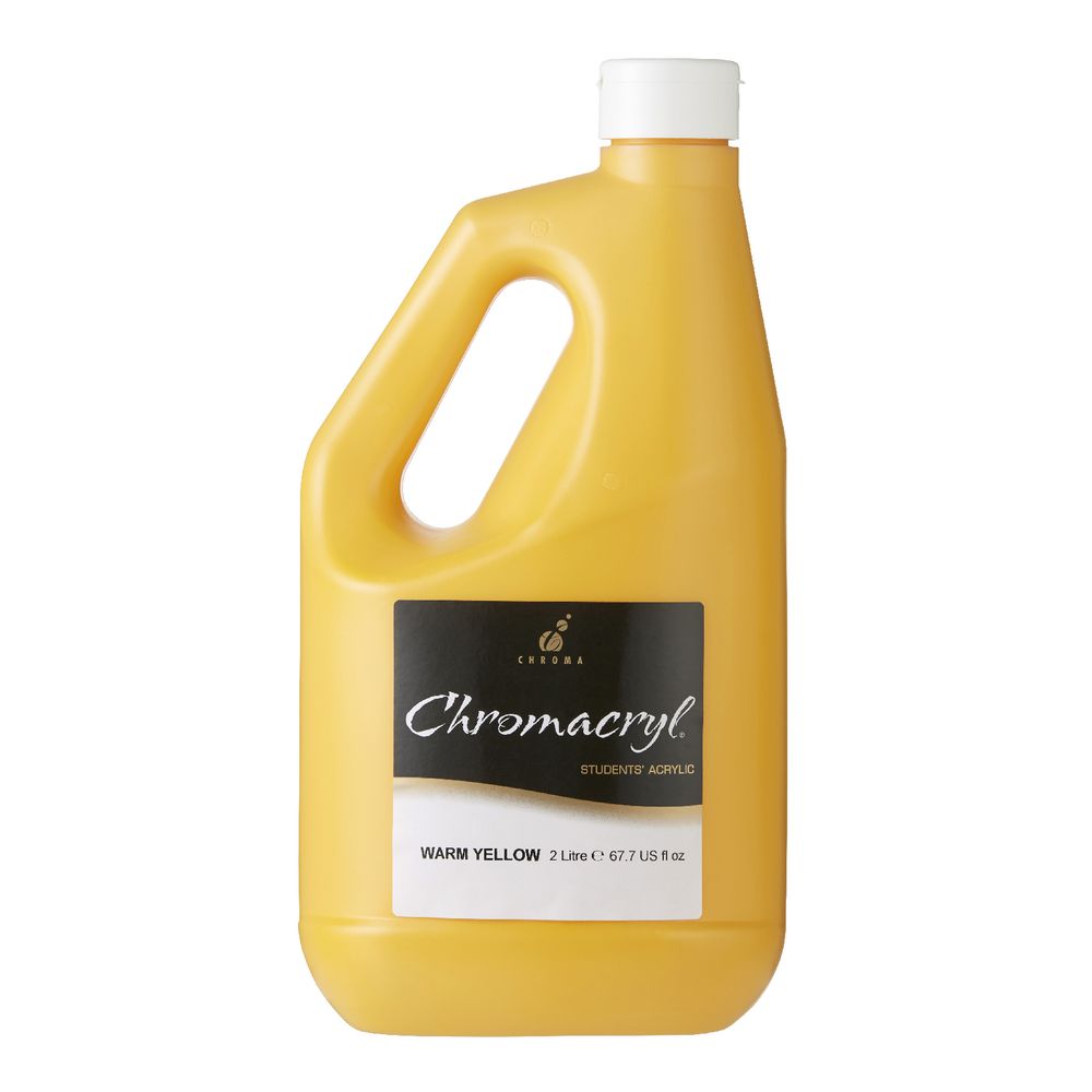 Chromacryl Premium Students Acrylic 2L Warm Yellow