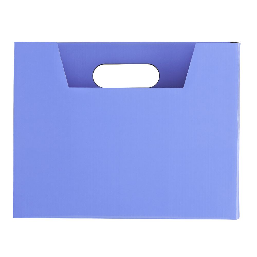 Collapsible Cardboard Document Holder Purple