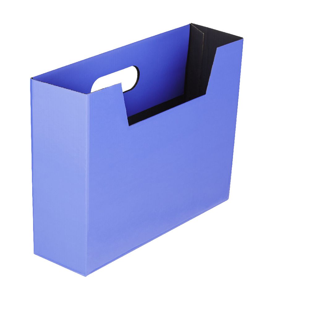 Collapsible Cardboard Document Holder Purple