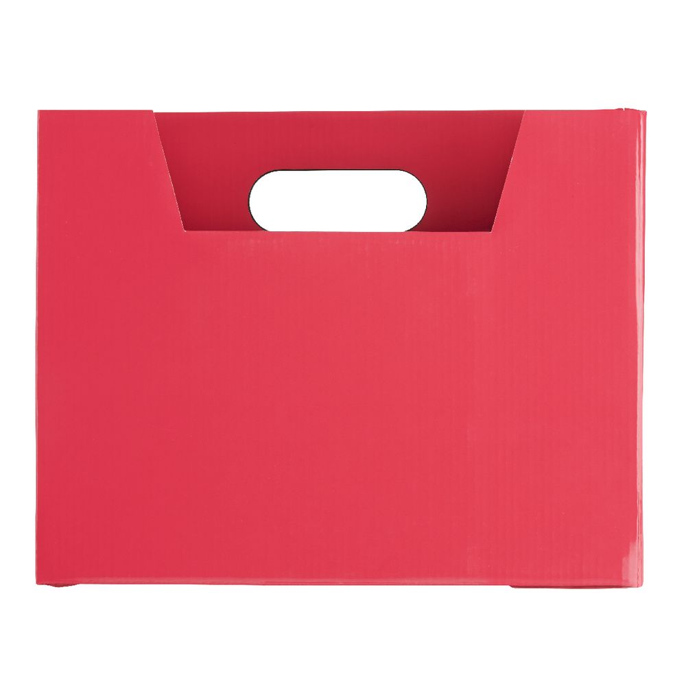 Collapsible Cardboard Document Holder Pink