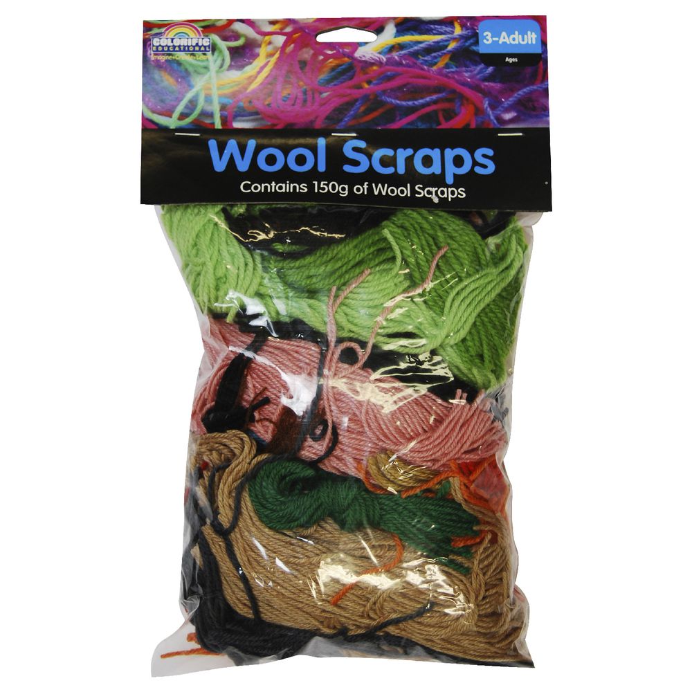 Colorific Wool Scraps Assorted 150g