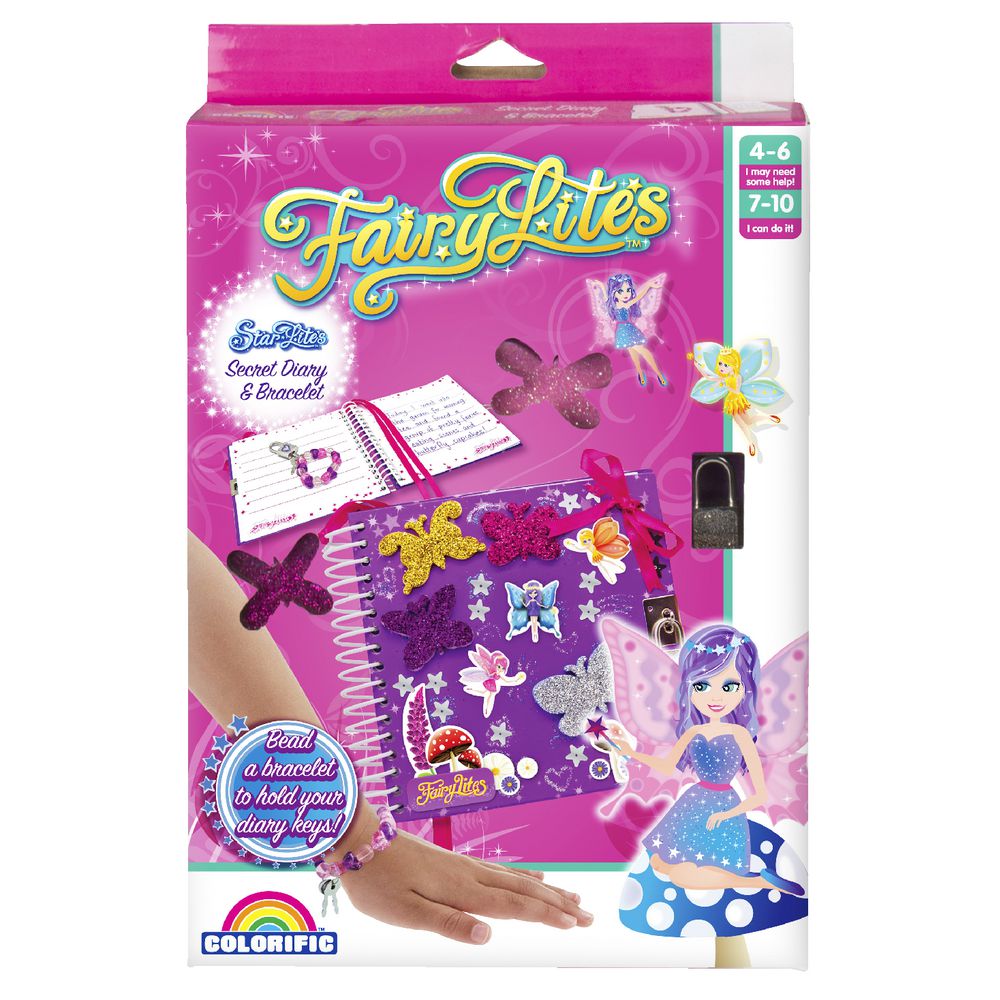 Fairylites Secret Diary and Bracelet Set