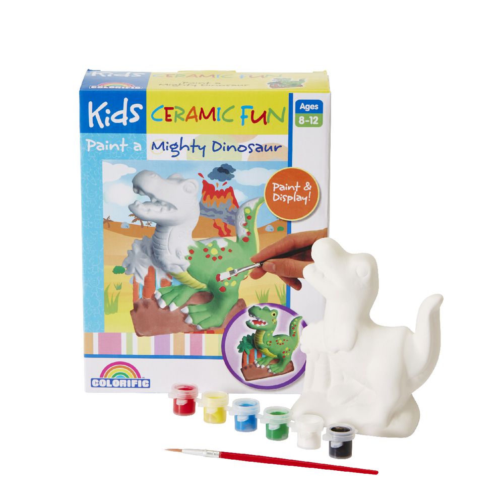 Colorific Ceramic Fun Paint a Dinosaur Kit
