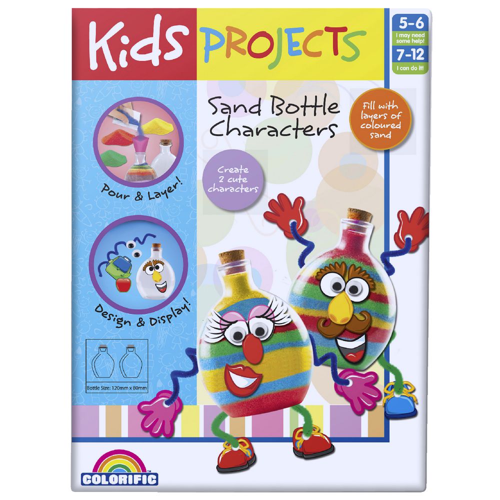 Kids Projects Sand Bottle Set