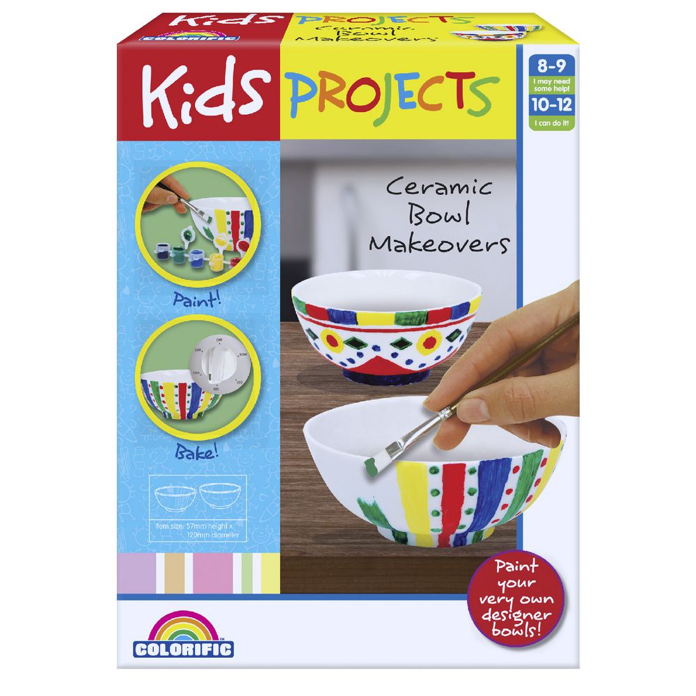 Kids Projects Ceramic Bowl Set