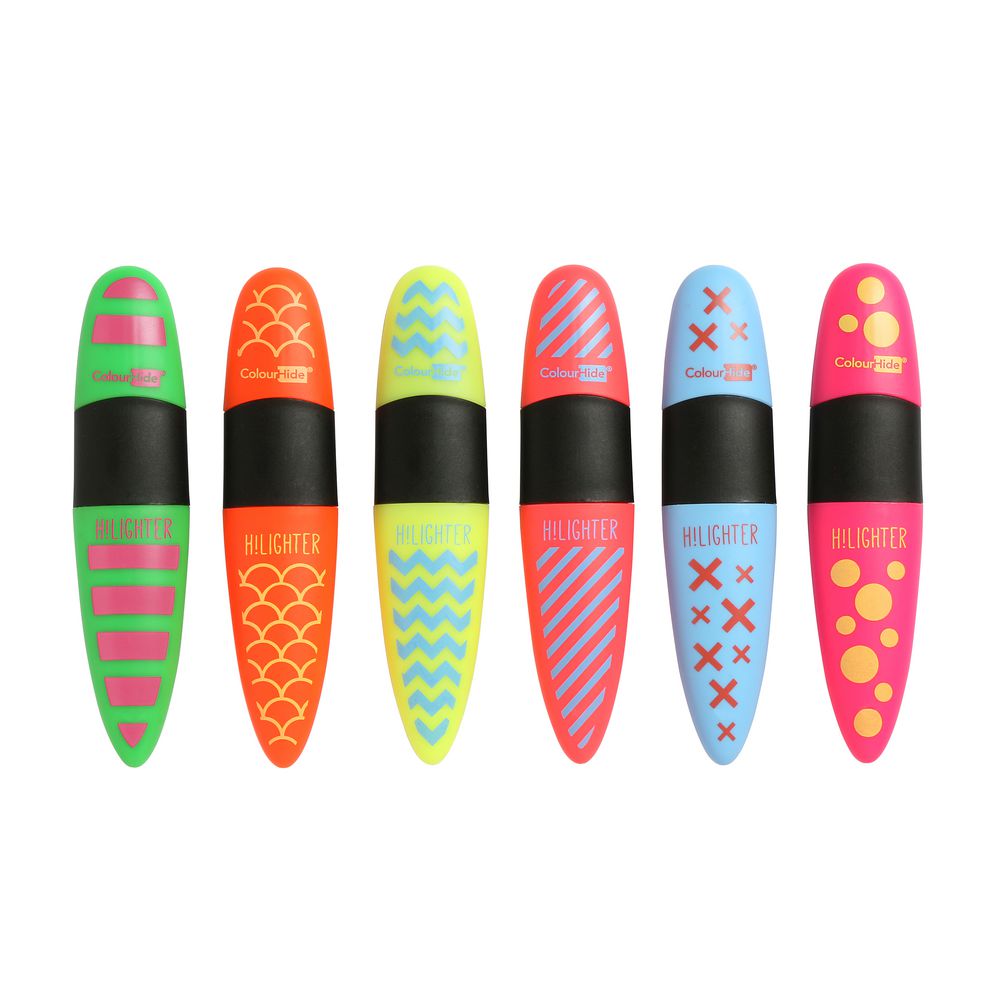 ColourHide Highlighters Designs 6 Pack