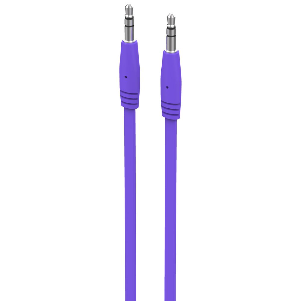 Comsol 3.5mm Flat Audio Cable 1m Purple