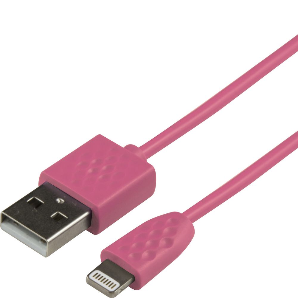 Lightning Cable 1m Pink
