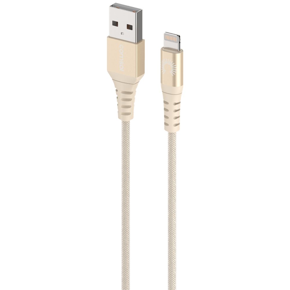 Comsol Premium Lightning to USB Cable 1.2m Metallic Gold