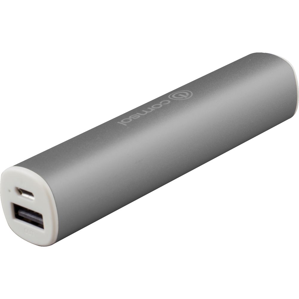 Comsol 2200mAh Aluminium Powerbank Metallic Grey