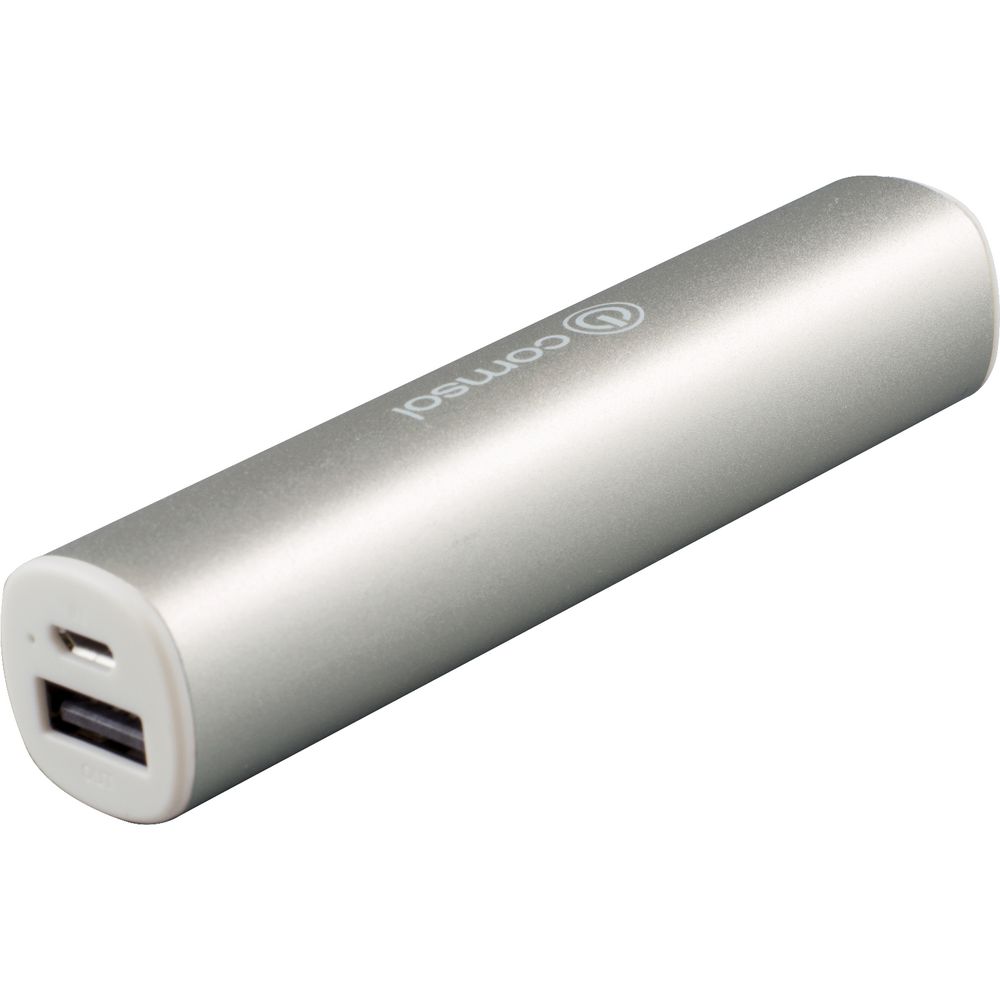Comsol 2200mAh Aluminium Powerbank Metallic Silver