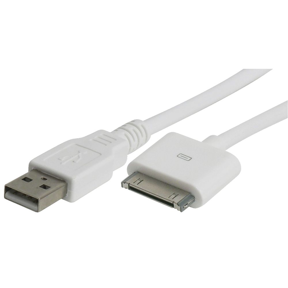 Comsol Apple 30 Pin to USB Cable 3m White