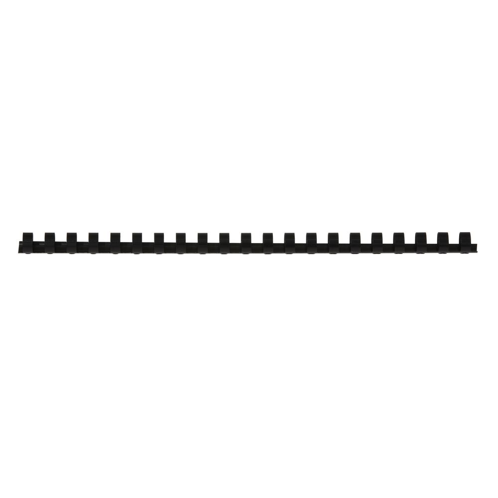 GBC Binding Comb 21 Loop Plastic 12mm Black 25 Pack