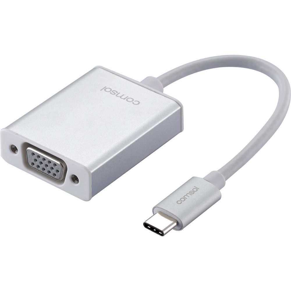 Comsol Female USB Type-C to VGA Adaptor