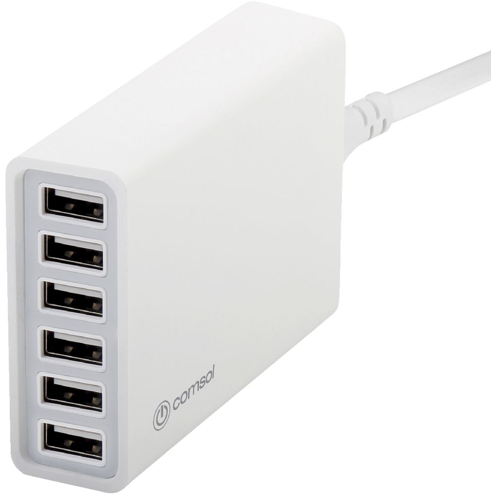 Comsol 6 Port Desktop USB Charger