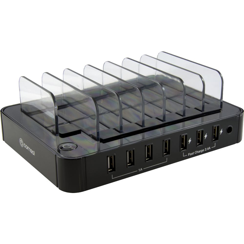 Comsol 7 Port Desktop USB Charging Station 65W