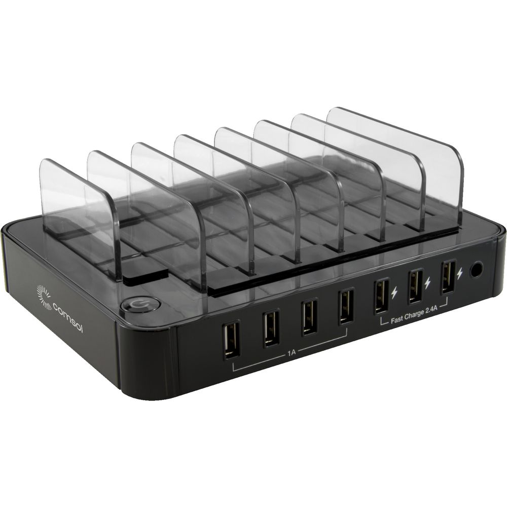 Comsol 7 Port Desktop USB Charging Station 65W